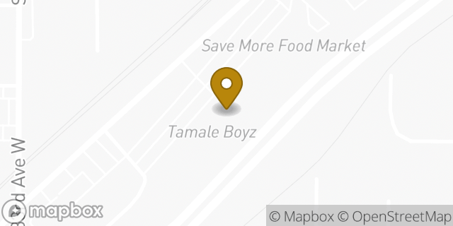 Map showing the location of AutoZone in Tulsa, OK 74107