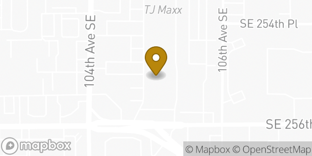 Map showing the location of Amazon Locker - Nyia in Kent, WA 98030