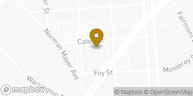 Map showing the location of AutoZone in New Orleans, LA 70122