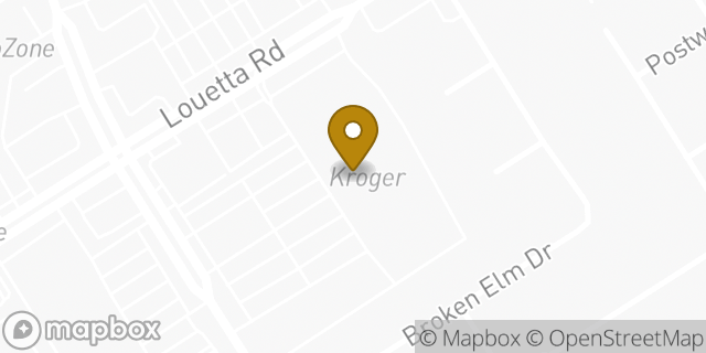 Map showing the location of Kroger in Spring, TX 77379