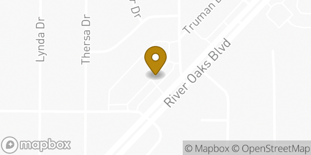 Map showing the location of Subway in River Oaks, TX 76114