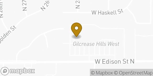Map showing the location of Subway in Tulsa, OK 74127
