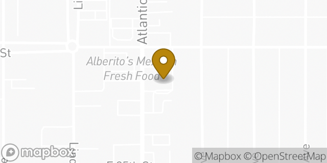 Map showing the location of ATM Walgreens in Long Beach, CA 90807
