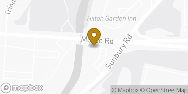 Map showing the location of ATM Udf in Columbus, OH 43219