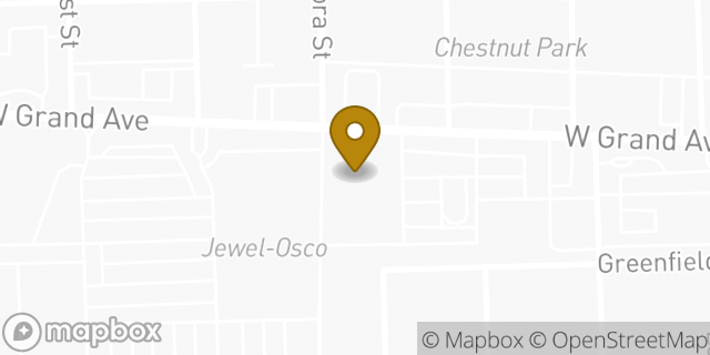 Map showing the location of Amazon Locker - Rank in Franklin Park, IL 60131