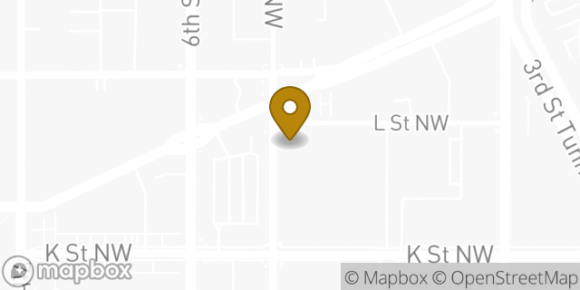 Map showing the location of Amazon Locker - Saba in Washington, DC 20001