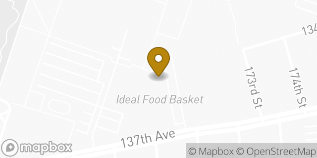 Map showing the location of Amazon Locker - Brogue in Queens, NY 11434