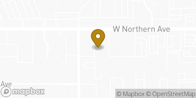 Map showing the location of CubeSmart Self Storage in Phoenix, AZ 85021