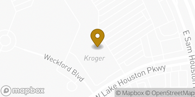 Map showing the location of Kroger Marketplace in Houston, TX 77044