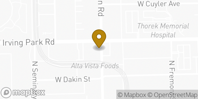 Map showing the location of Subway in Chicago, IL 60613