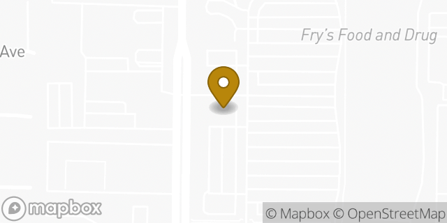 Map showing the location of Buffalo Wild Wings in Phoenix, AZ 85008