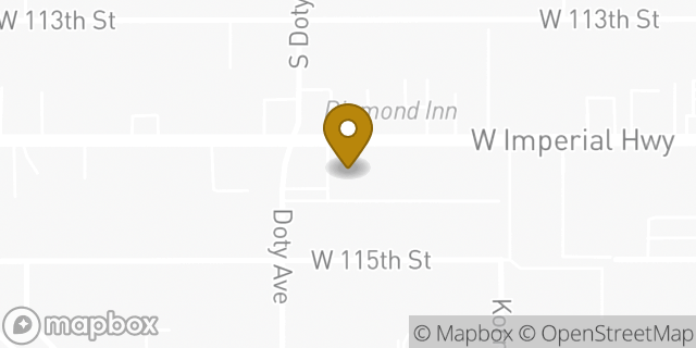 Map showing the location of Amazon Locker - Icecream in Hawthorne, CA 90303