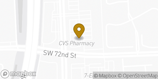 Map showing the location of ATM CVS in Kendall, FL