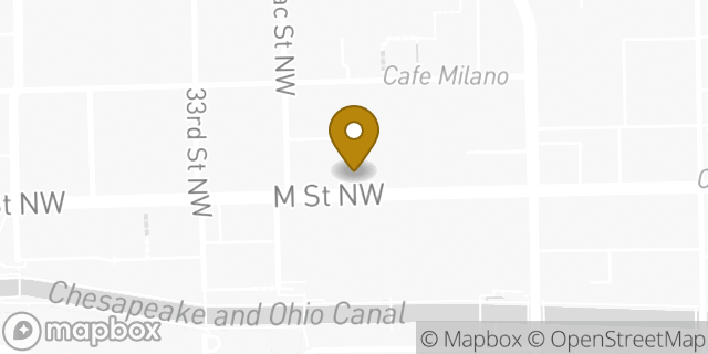 Map showing the location of Chipotle Mexican Grill in Washington, DC 20007
