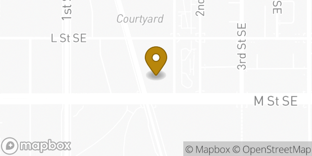 Map showing the location of The UPS Store in Washington, DC 20003