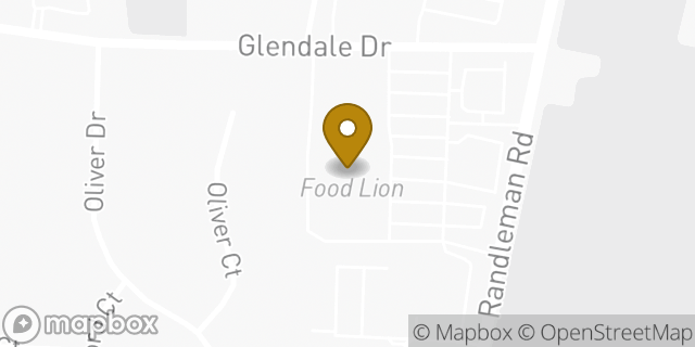 Map showing the location of Food Lion in Greensboro, NC 27406