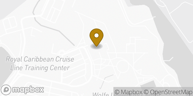 Map showing the location of Starbucks Coffee Company in North Miami Beach, FL 33181