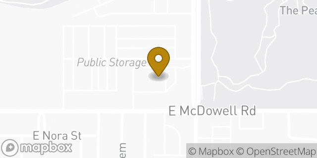 Map showing the location of CVS Pharmacy in Mesa, AZ 85215