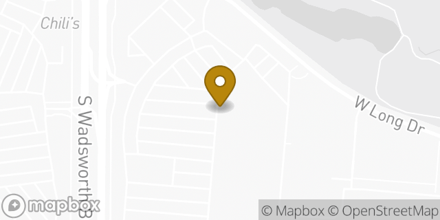Map showing the location of Amazon Locker - Neah in Littleton, CO 80123