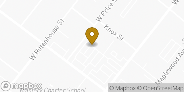 Map showing the location of Planet Fitness in Philadelphia, PA 19144