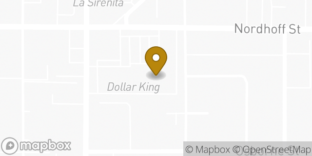 Map showing the location of Walmart in Panorama City, CA