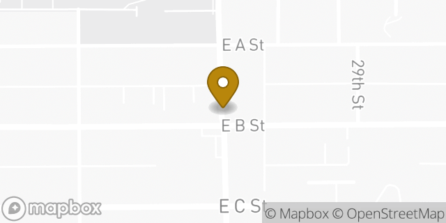 Map showing the location of Starbucks in San Diego, CA 92102