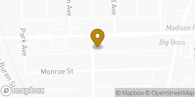 Map showing the location of Dunkin' in Forest Park, IL 60130