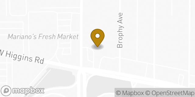 Map showing the location of Amazon Locker - Spicy in Park Ridge, IL 60068