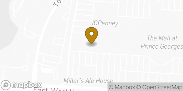 Map showing the location of TJ Maxx in Hyattsville, MD 20782