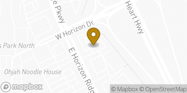 Map showing the location of Starbucks Coffee Company in Henderson, NV 89002