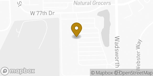 Map showing the location of Sprouts in Arvada, CO 80003