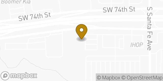 Map showing the location of Amazon Locker - Alighiero in Oklahoma City, OK 73139