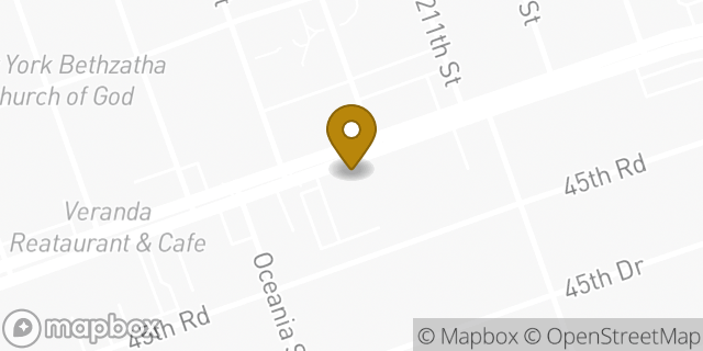 Map showing the location of Amazon Locker - Passt in Bayside, NY 11361