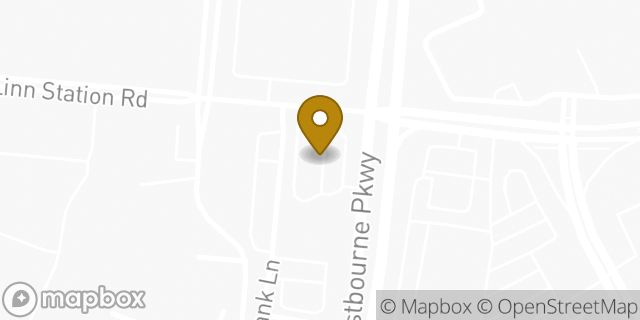 Map showing the location of McDonald's in Hurstbourne, KY 40222