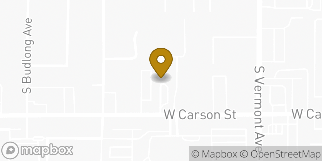 Map showing the location of Harbor-UCLA KinderCare in Torrance, CA 90502