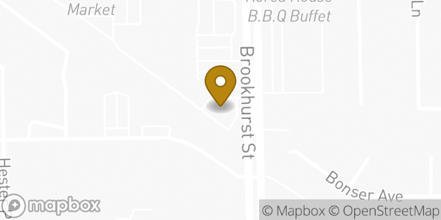 Map showing the location of Citibank in Garden Grove, CA 92840