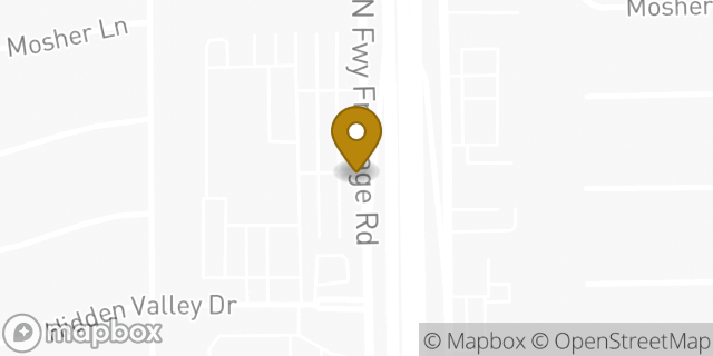 Map showing the location of Doggett Ford in Houston, TX 77037