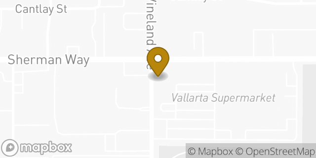 Map showing the location of Subway in Burbank, CA 91505