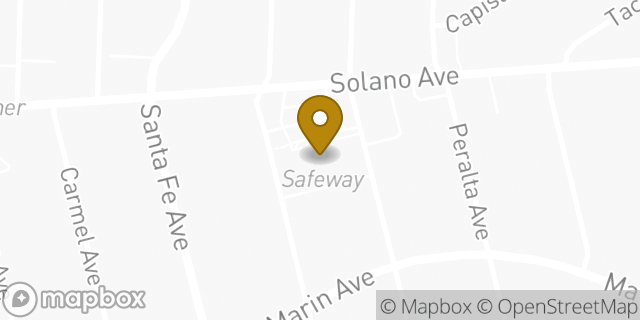 Map showing the location of Coinme in Albany, CA 94706