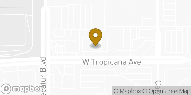 Map showing the location of Bank Of America in Las Vegas, NV 89103