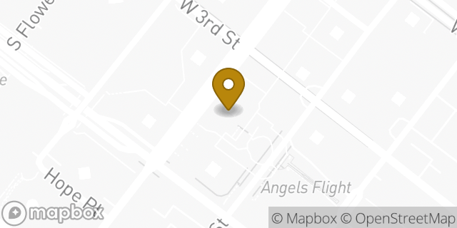 Map showing the location of Amazon Locker - Corduroy in Los Angeles, CA 90071