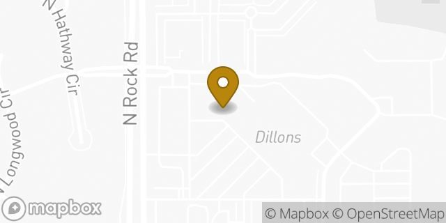 Map showing the location of The UPS Store in Wichita, KS 67226