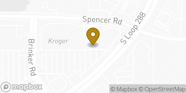 Map showing the location of Hotworx - Denton in Denton, TX 76205