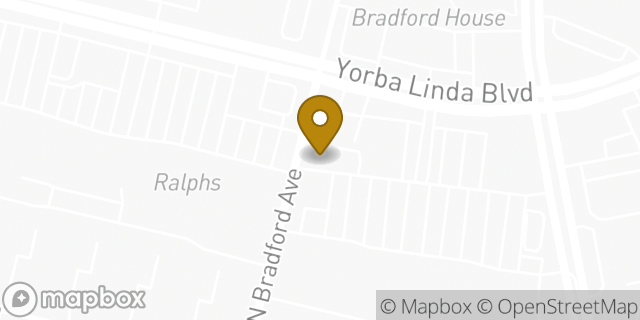 Map showing the location of Baskin-Robbins in Placentia, CA 92870