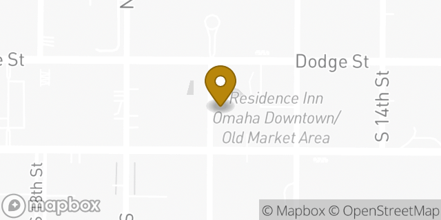 Map showing the location of Amazon Locker - Deciduous in Omaha, NE 68102