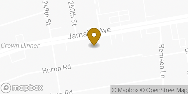 Map showing the location of Amazon Locker - Christina in Bellerose, NY 11001