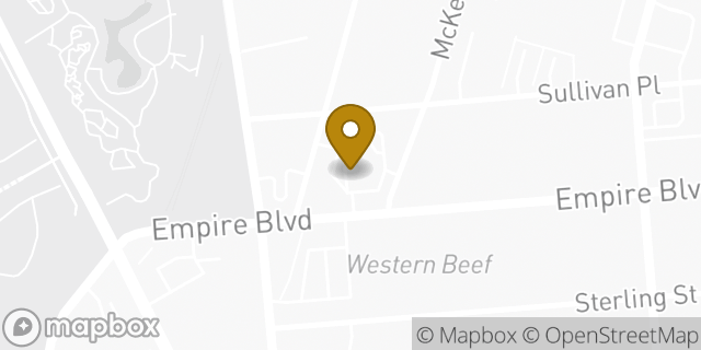 Map showing the location of McDonald's in Brooklyn, NY 11225