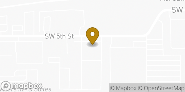 Map showing the location of Penske Truck Rental in Oklahoma City, OK 73128