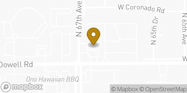 Map showing the location of Amazon Locker - Arcade in Phoenix, AZ 85035
