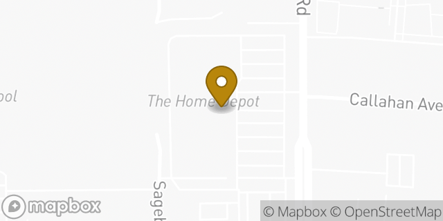 Map showing the location of The Home Depot in Las Vegas, NV 89120